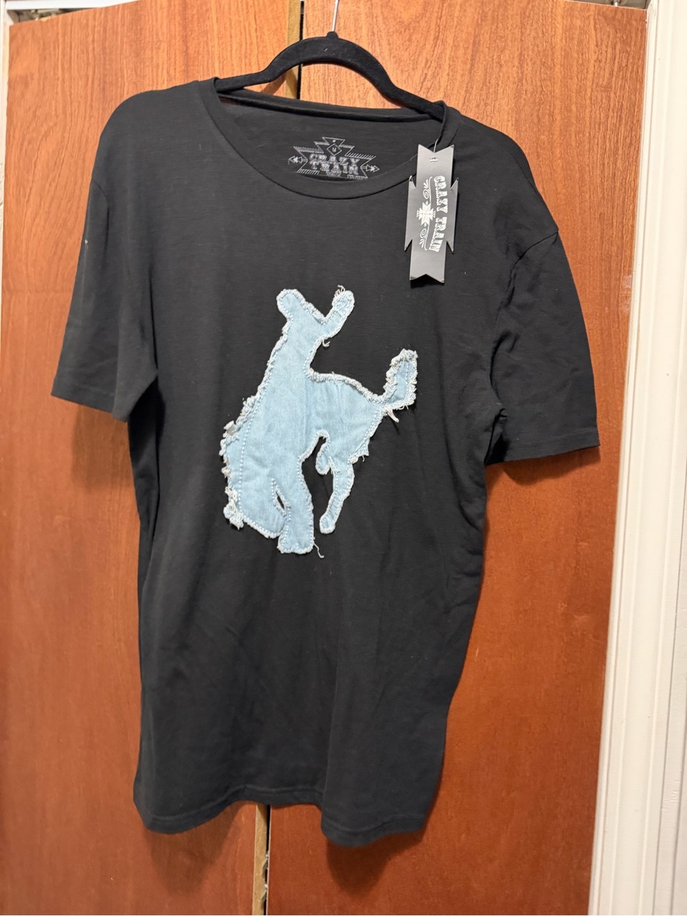 Crazy Train Denim Bucks Top
